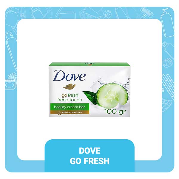 صابون داو Dove مدل Fresh Touch خیار و چای سبز 100 گرم