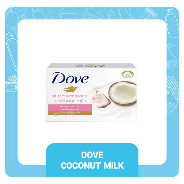 صابون شیر نارگیل و یاسمن داو Dove وزن 100 گرم | پاک مارکت