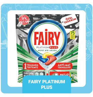 قرص ظرفشویی 75 عددی fairy مدل platinum plus | فیری پلاتینیوم پلاس | پاک مارکت