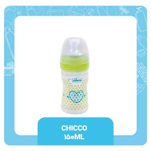 شیشه شیر چیکو | CHICCO مدل Well Being گنجایش 150 میلی لیتر | پاک مارکت