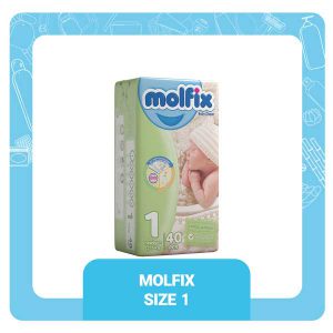 پوشک مولفیکس سایز 1 بسته 40 عددی molfix | پاک مارکت
