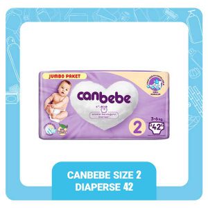 پوشک بچه Canbebe سایز 2 بسته 42 عددی | فروشگاه پاک مارکت