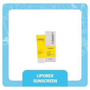کرم ضد آفتاب لیپورکس برای پوست خشک و حساس بی رنگ SPF 50