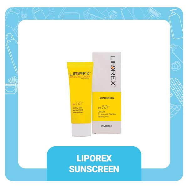 کرم ضد آفتاب لیپورکس برای پوست نرمال تا چرب بی رنگ SPF 50