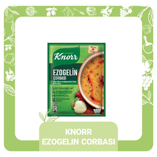 سوپ ازوگلین کنور وزن 74 گرم | Knorr | پاک مارکت