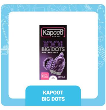 کاندوم کاپوت مدل BIG DOTS بسته 10 عددی | پاک مارکت